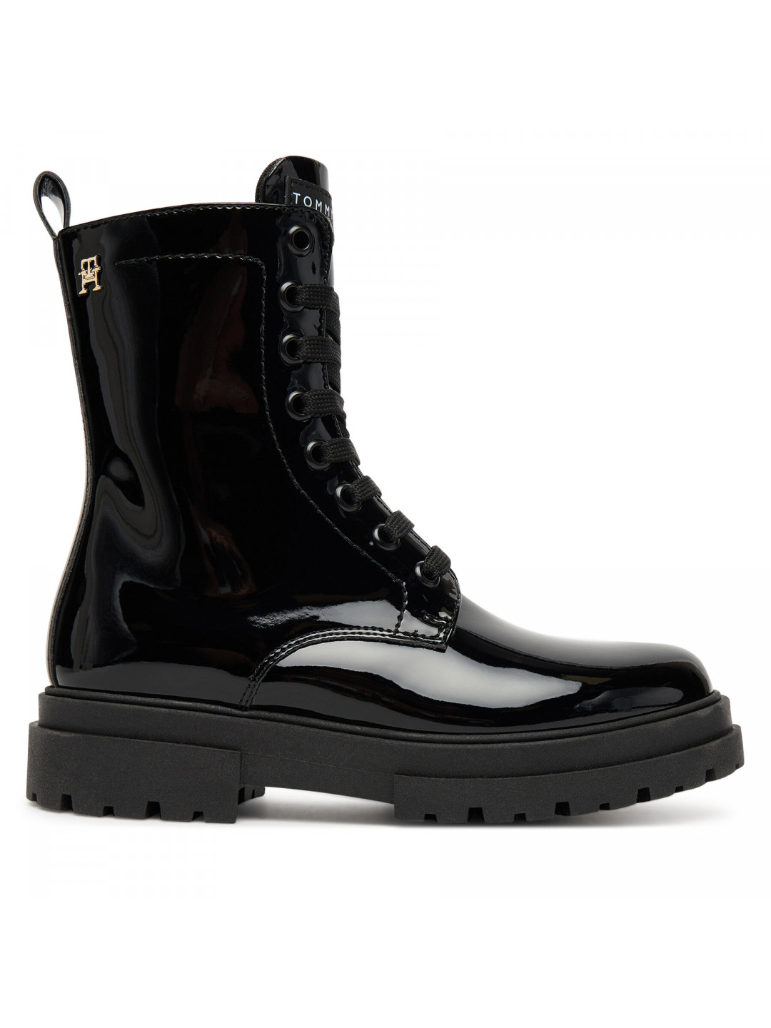 Turistická obuv Tommy Hilfiger Lace-Up Bootie T4A5-34025-0775 S Černá